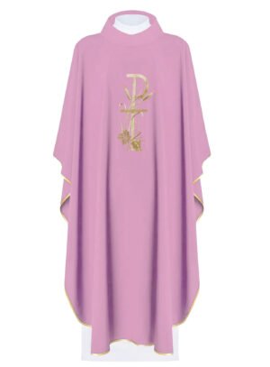 Pink Embroidered Chasuble PI03008