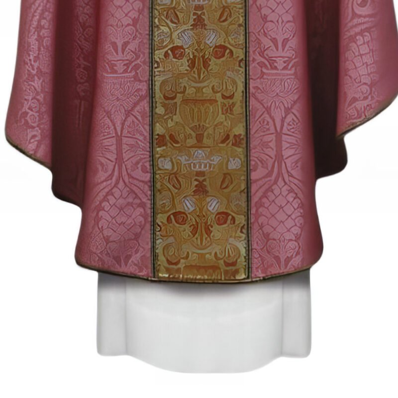 Pink Embroidered Chasuble PI030112