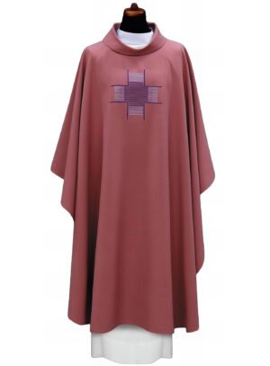 Pink Embroidered Chasuble PI03014
